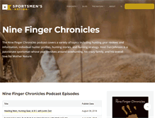 Tablet Screenshot of ninefingerchronicles.com